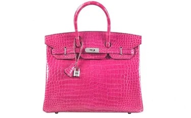 Hermes Fuchsia Diamond-Encrusted Crocodile Skin Birkin Bag.jpg